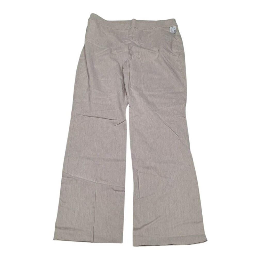 Maurices‎ Pull On Pants Stretch Slacks Womens Plus 18 Beige With Tags